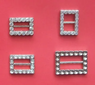 square buckle - square rhinestone buckle by Shantou Xinfa