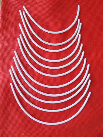 11-w - curved bra plastic wire