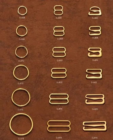 Gold polish ally buckle view 2