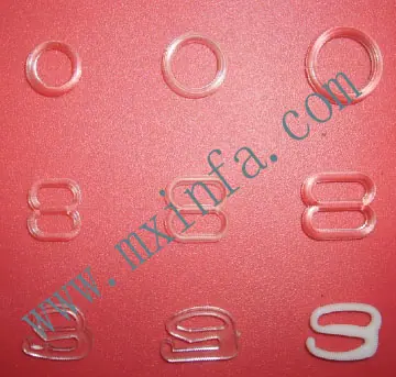 clear plastic - clear plastic ring,slider,hook