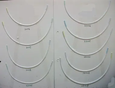 NCw - nylon coated metal bra wire