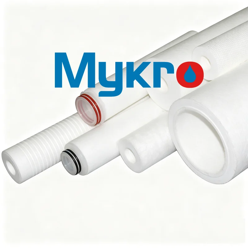 Depth filter cartridges in melt blown and wound construction