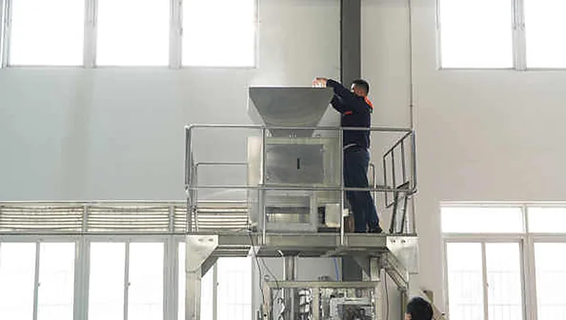 HN-GP6-200 series liquid paste full-automatic feeding bag packing machine - Hefei Honor