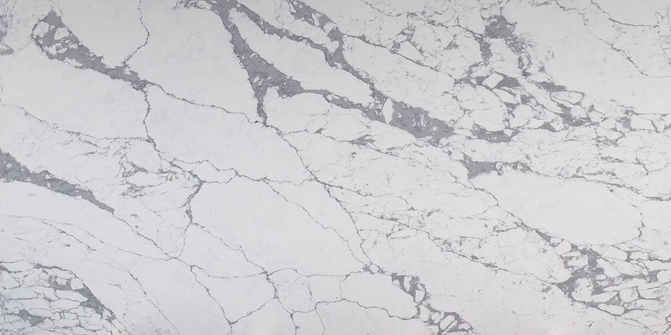 Italy White ASM3514 ASM Marble-Look Quartz slab