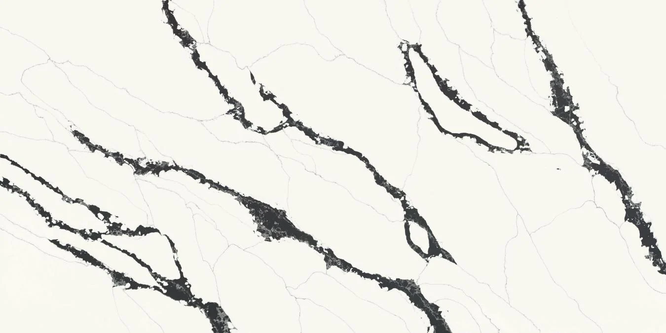 Panda White ASM3409 ASM Marble-Look Quartz slab