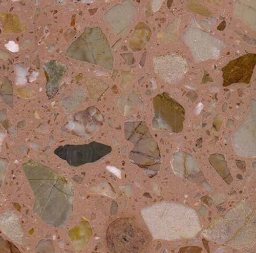 Rosy Stream Terrazzo Terrazzo slab