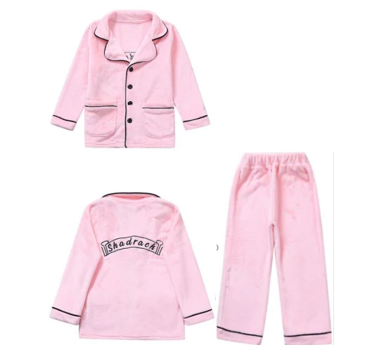 Pink Piped Pyjama Set