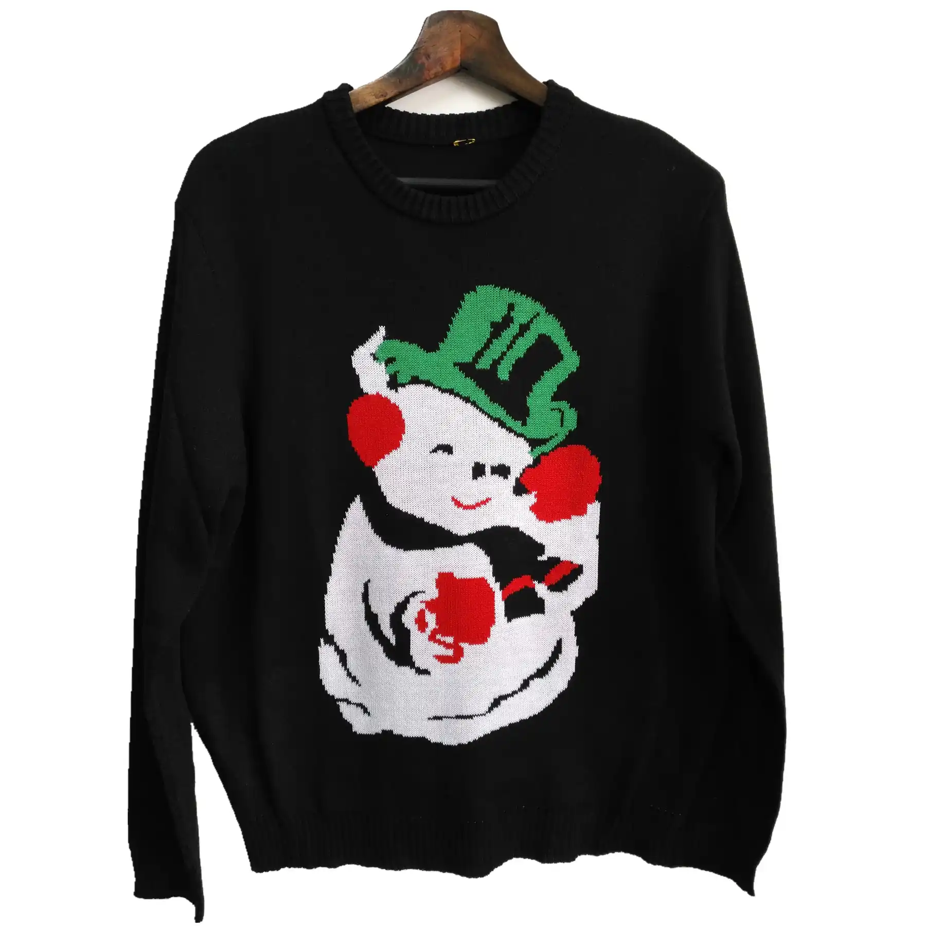 Snowman Intarsia Sweater