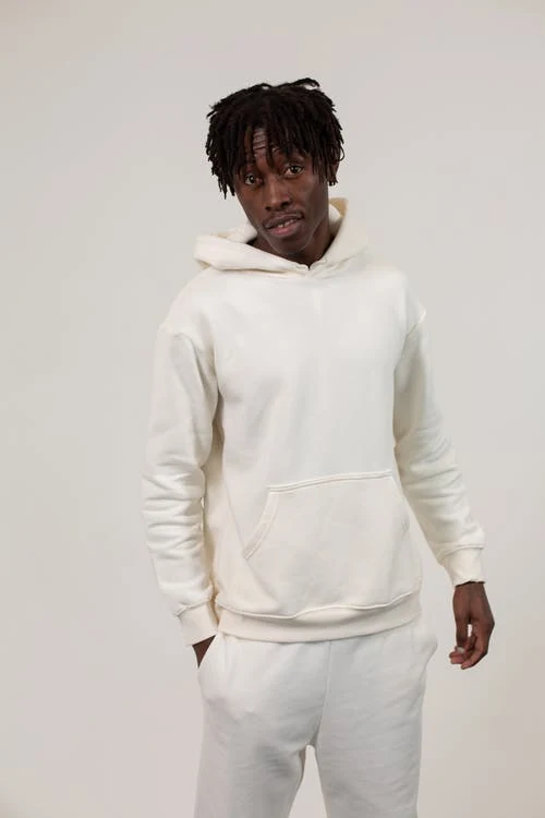 Cream Pullover Hoodie