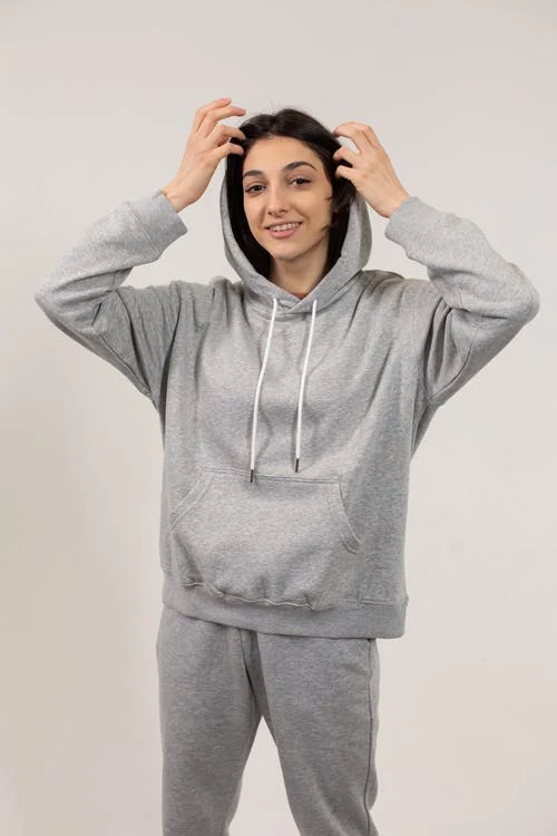 Grey Marl Hoodie & Jogger Set