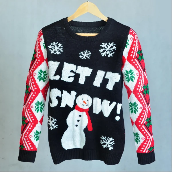 Let It Snow Snowman Sweater