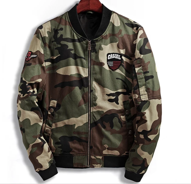 Camouflage Bomber Jacket