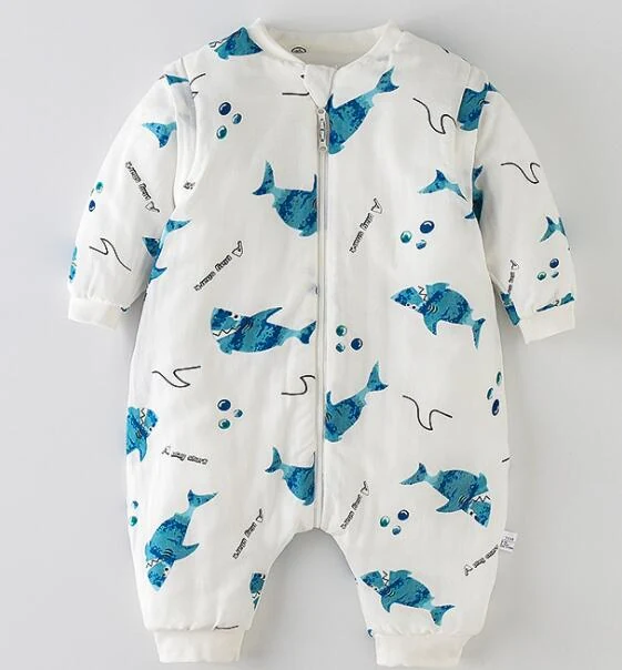 Fish Print Baby Romper