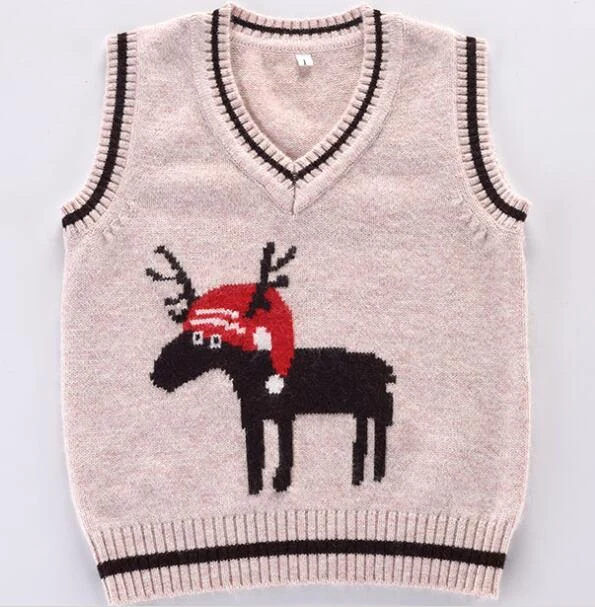 Reindeer Knit Vest