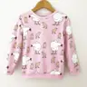 Chick Print Baby Pullover