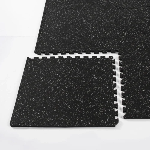 Rubber EVA foam mat used as gym floor