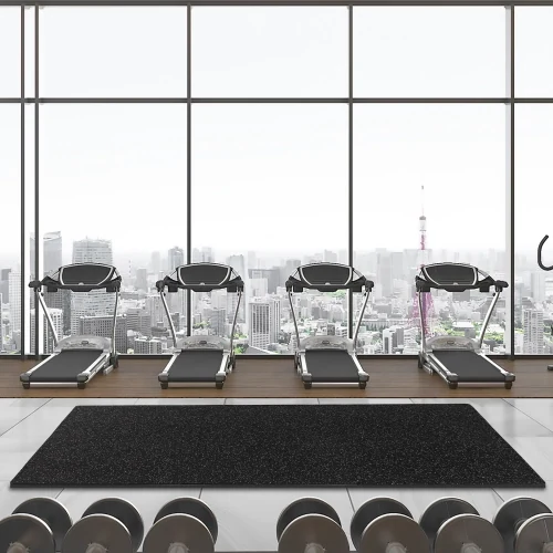 Rubber EVA gym mat surface detail