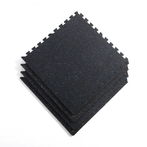 Rubber blended EVA exercise floor mat