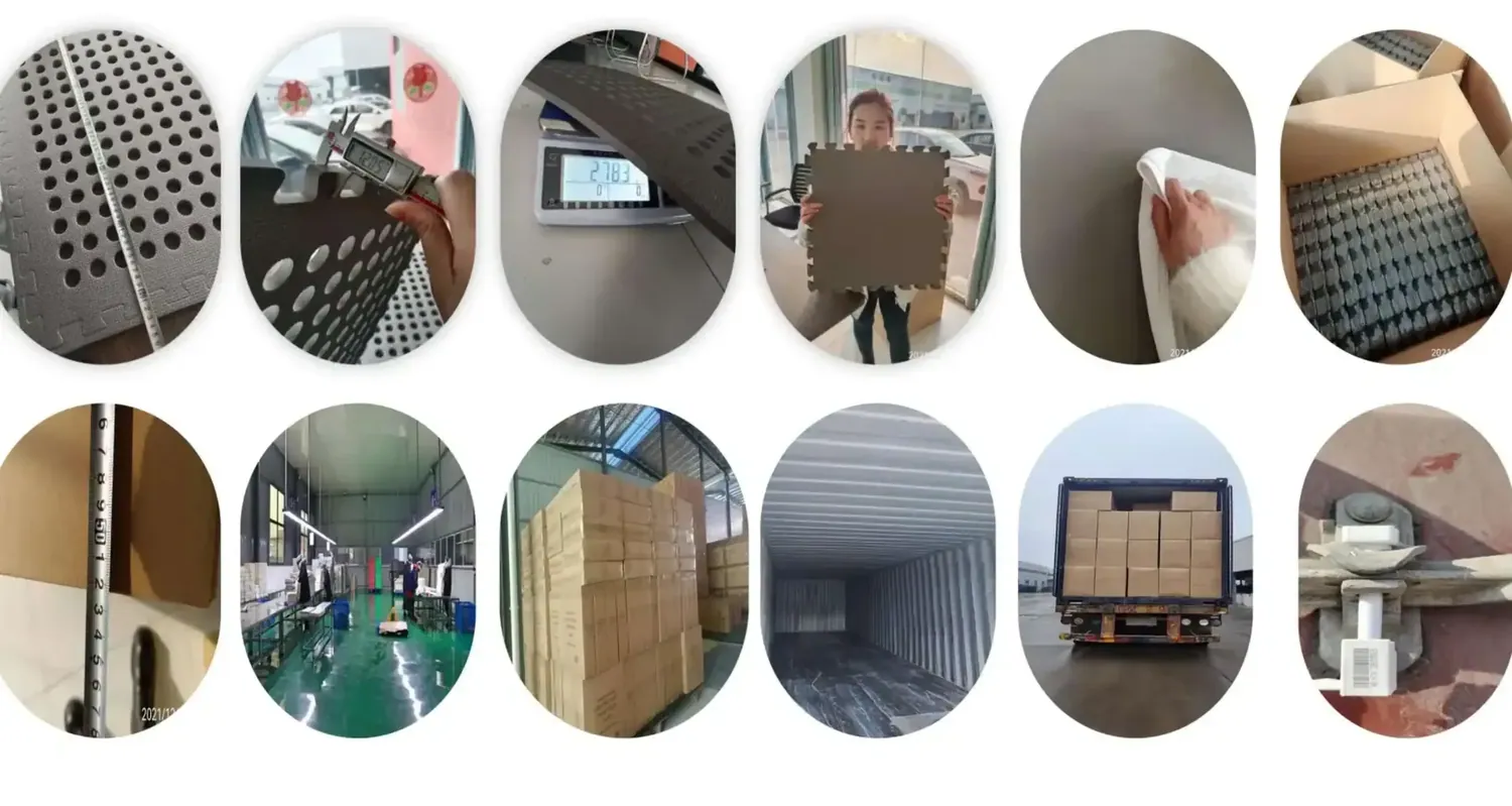 Inspection and loading at the Newin Best EVA foam mat factory