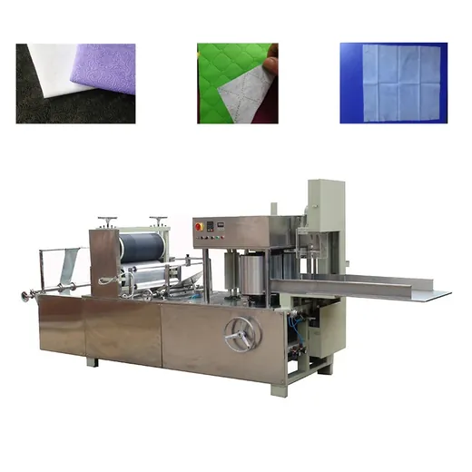 Non Woven Embossing And Folding Machine for non woven production