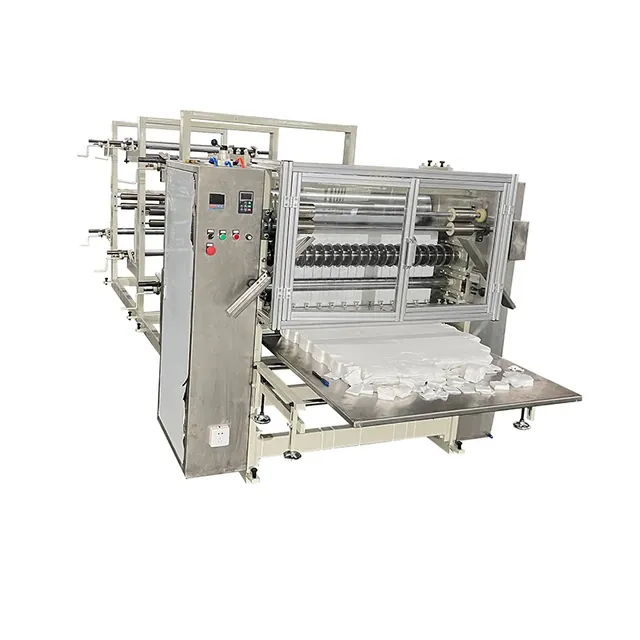 Square Cotton Pads Making Machine With Custom Embossing view 1