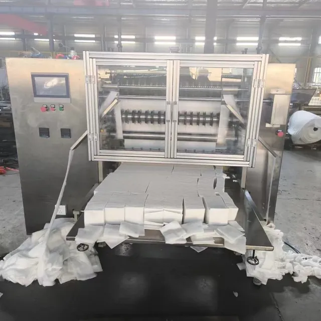 Gauze Pads Machine view 3