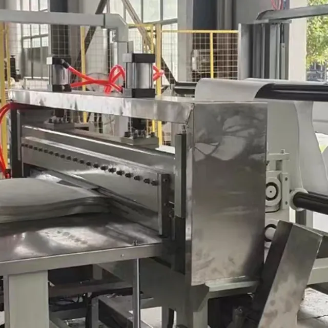 Non Woven Slice Cutting Machine Guarded Build view 2