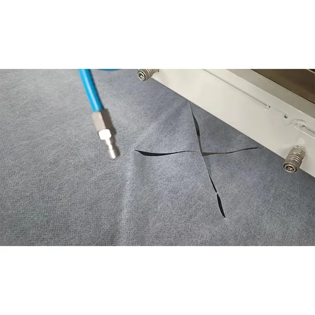 Non Woven Spa Bed Sheets Rewinding Machine view 4
