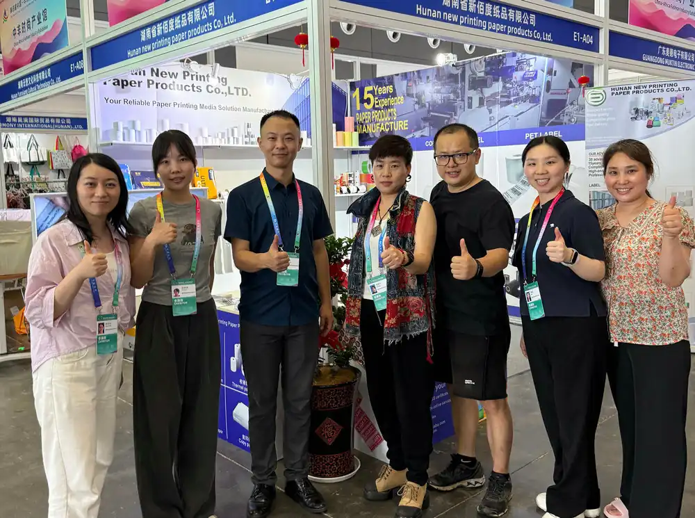 Our team at an international packaging exhibition