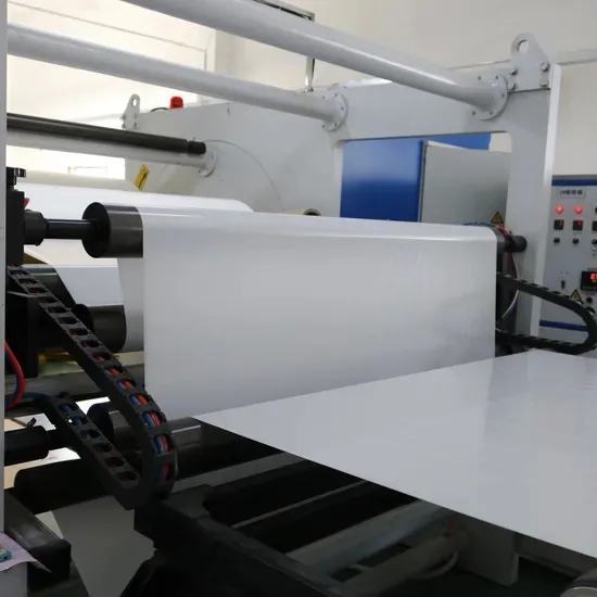 Self adhesive label laminate showing facestock adhesive and glassine liner