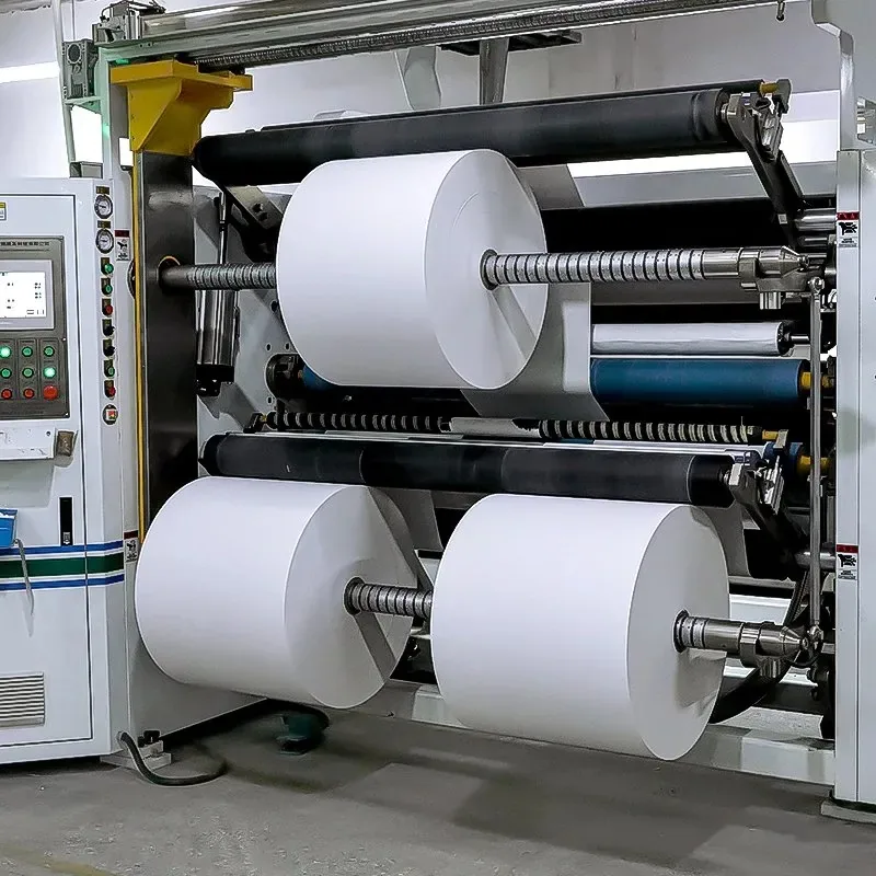 AW3209 Fasson Coated Paper Label Jumbo Roll With 60g White Glassine Liner view 5