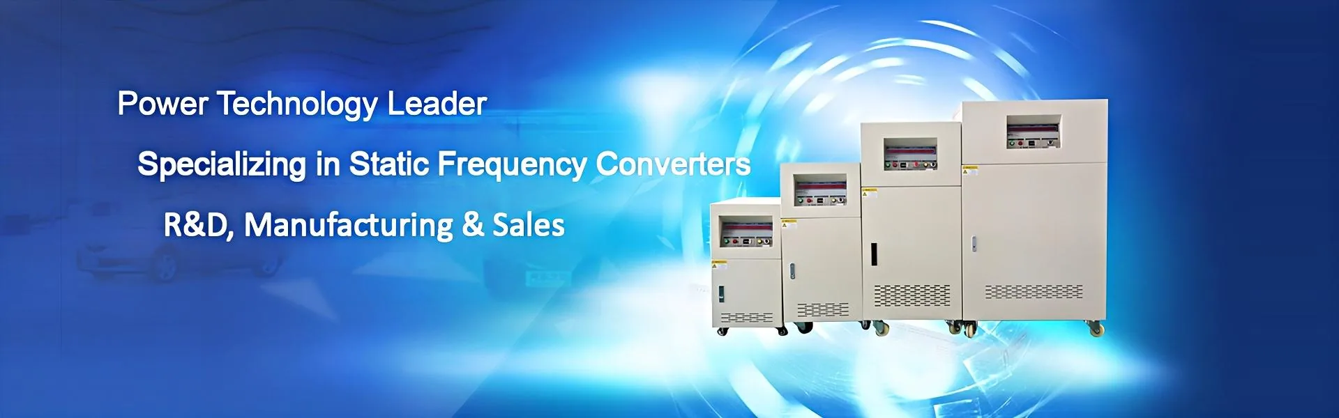 Nepson static frequency converter cabinets in four frame sizes