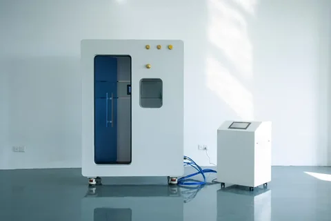 OHC20 cubic chamber and All-in-One gas unit in a treatment room