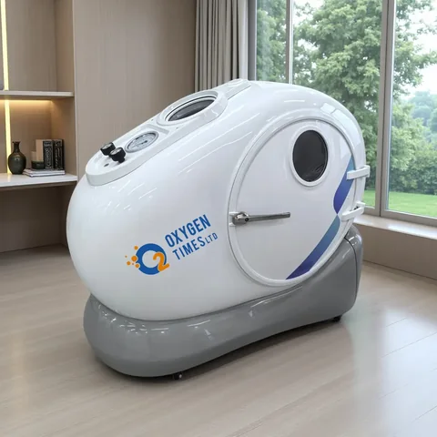 OHE20 stainless-steel hard-shell sitting chamber in a residential room