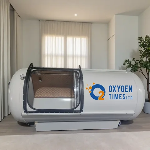 OHL Series aluminium-alloy lying chamber in a bright residential room