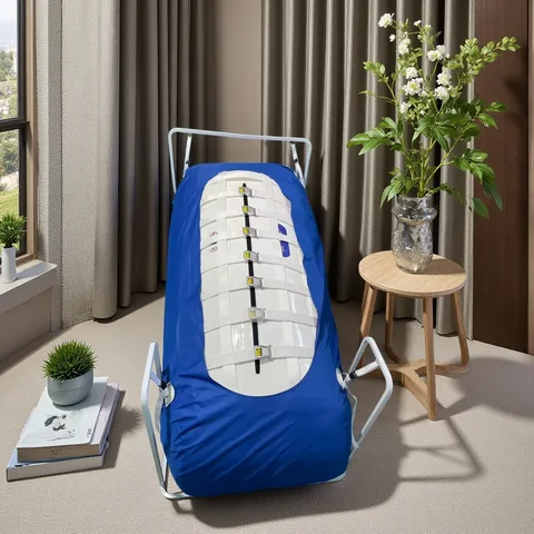 OTS20 soft sitting chamber on its support frame in a wellness room