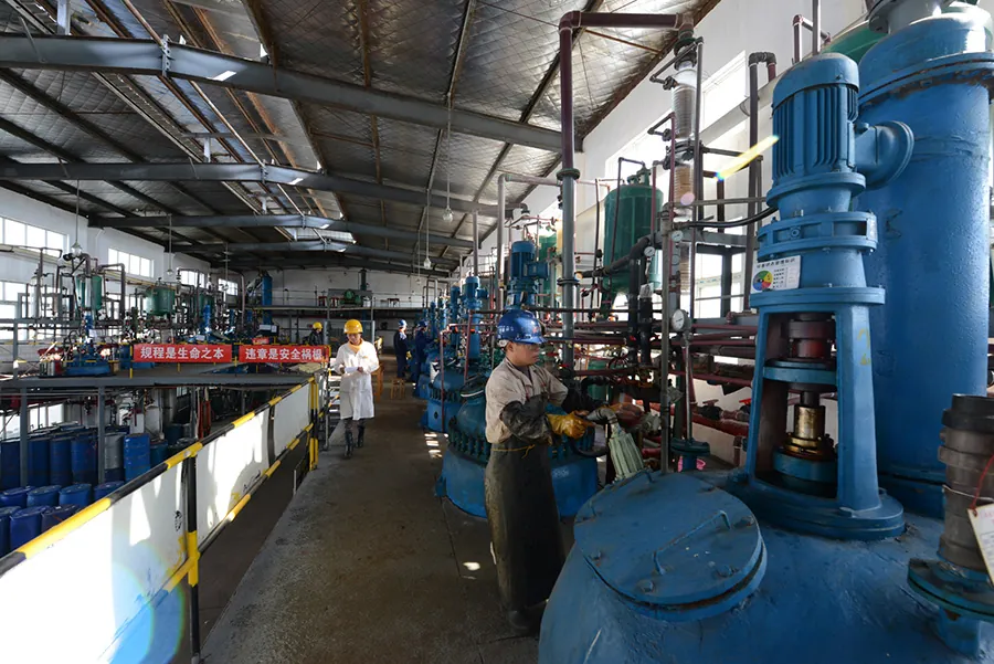 Grand Chemical production workshop in Shandong