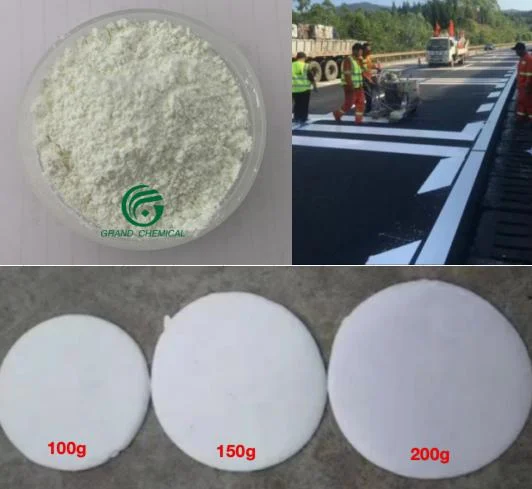 Optical brighteners for road marking paint