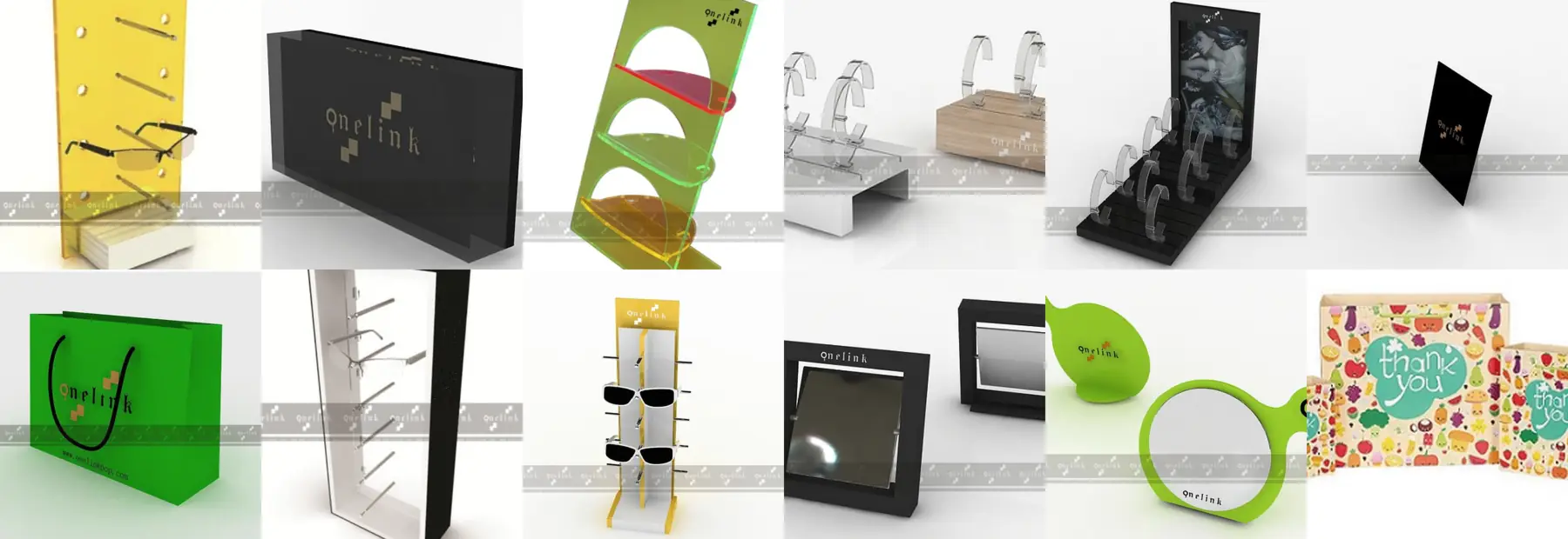 ONELINK POP display and POP material range