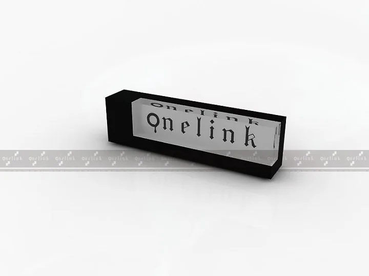 15_003_ELB_A01 Acrylic Logo Block, Acrylic Plaque