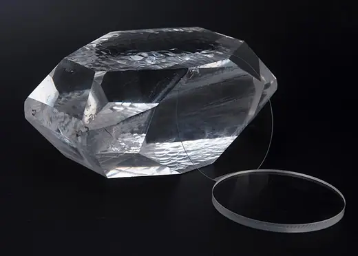 SAW Grade Quartz Single Crystal Wafer