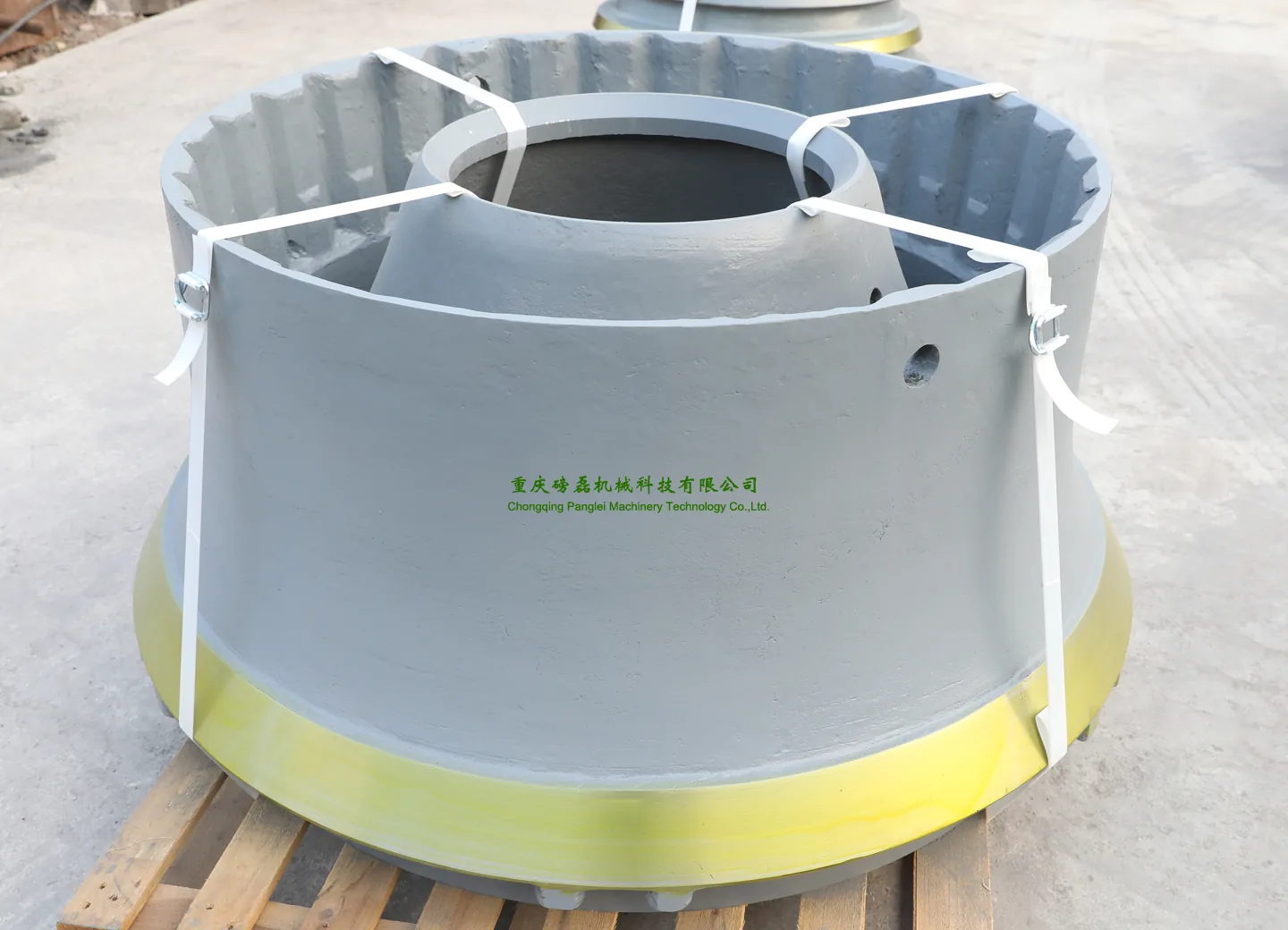Cone Crusher Mounting Plate after machining and inspection