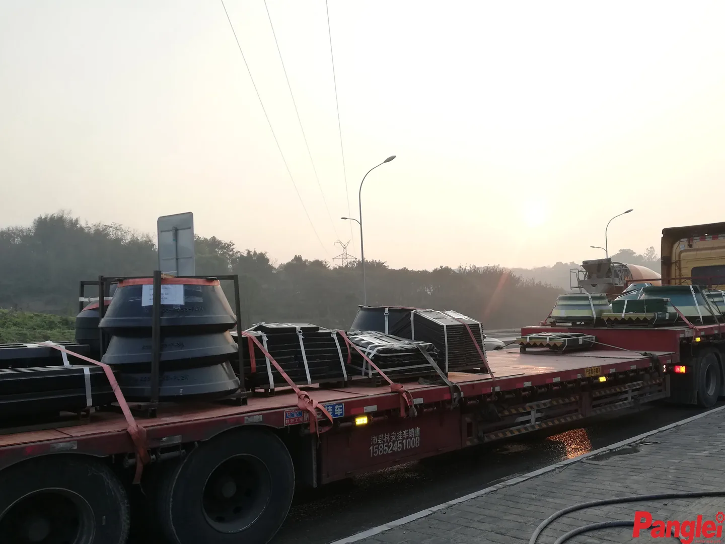 Wear parts loaded for despatch from the PangLei foundry