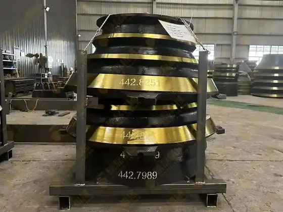 A Mixed Delivery Of Bowl Liners Mantles And Customised Castings To Europe