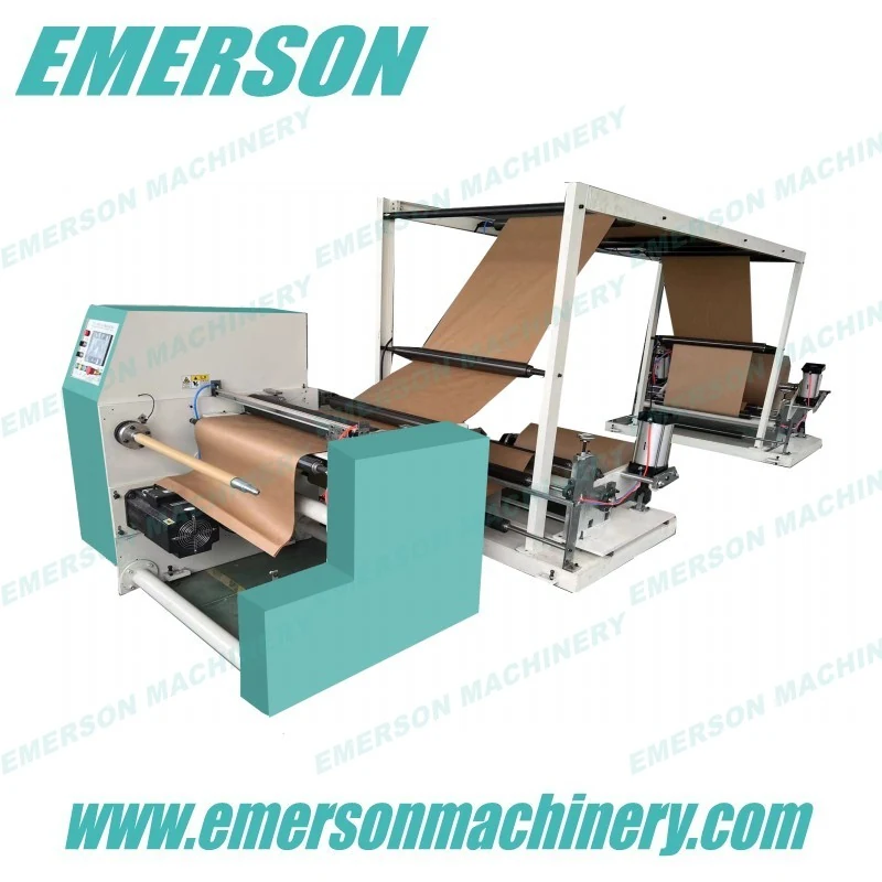Paper cushion rewinding machine EM-PR800 full line