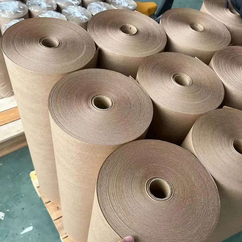 Two roll unwinding section of the paper cushion rewinding machine
