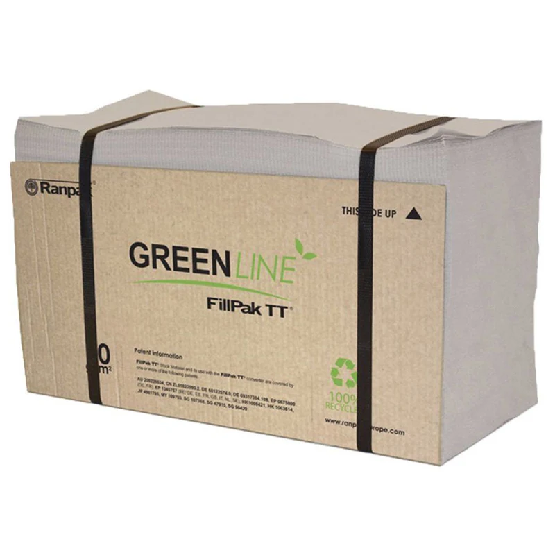 Two layer C-folded kraft paper before perforation