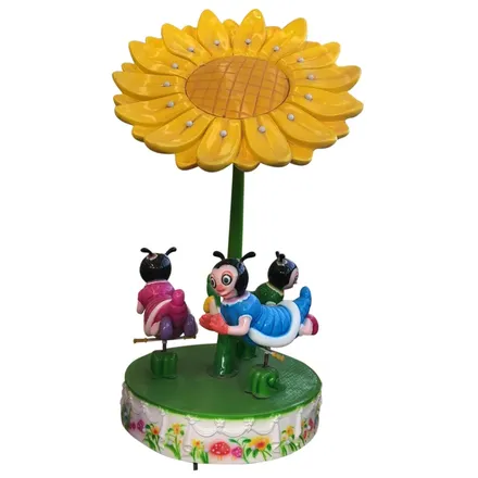 3 seats Bee Carousel manufactured by BigJoys Amusement