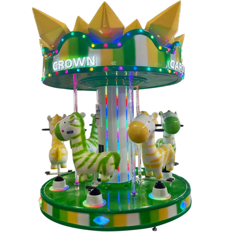 6 Kids Macaron Carousel — factory photograph 2