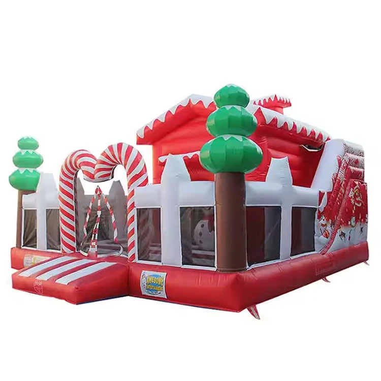 Christmas Bounce House manufactured by BigJoys Amusement
